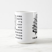 Traverser les contraintes Drôle Mug (Centre)