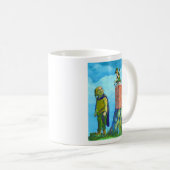 Traverser les elfes mystique café Mug (Devant droit)