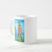 Traverser les elfes mystique café Mug (Devant gauche)