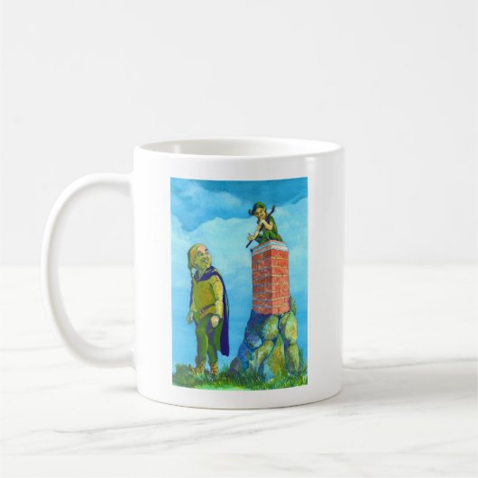 Traverser les elfes mystique café Mug (Gauche)