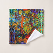 Traverser l'illustration de papillon par Deprise (Gant de toilette)