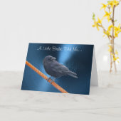 TRAVERSER SUR UN CÂBLE Carte de voeux (Fleur jaune)