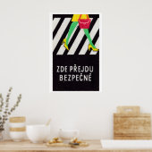 Traversez la route en toute sécurité - Impression  (Cuisine)