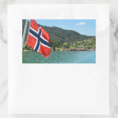 Traversier de voiture en Norvège autocollant recta (Sac)