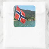 Traversier de voiture en Norvège photo sticker (Sac)