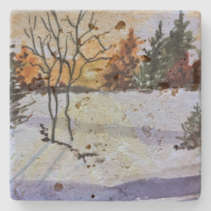 Travertine Onderzetter