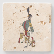* Travertine Stone Drink Onderzetter (4 stenen keu