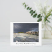 Travertines - Pamukkale (Turkije) Briefkaart (Staand voorkant)