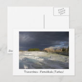 Travertines - Pamukkale (Turkije) Briefkaart (Voorkant / Achterkant)