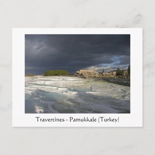 Travertines - Pamukkale (Turkije) Briefkaart (Voorkant)