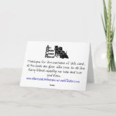 Travis en zijn vader kaart (Achterkant)