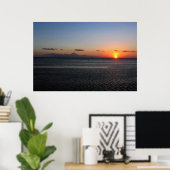 Trawangan Sunset Poster (Thuiskantoor)