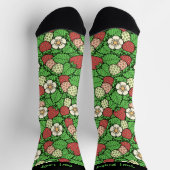 Trawberry Background Pattern Socks Sokken (Top)