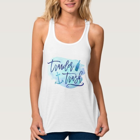 Trawler Trash Tanktop (Voorkant)