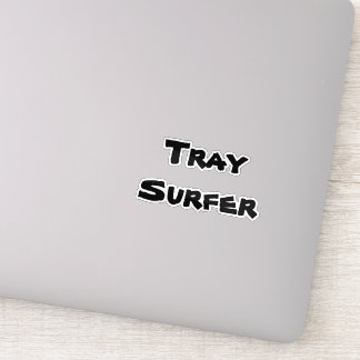 Tray Surfer Sticker