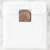 Tray van de Michoacan-stam Vierkante Sticker (Tas)