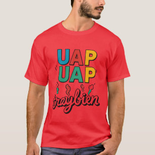 Traybien Retro-Futuristische belettering T-shirt