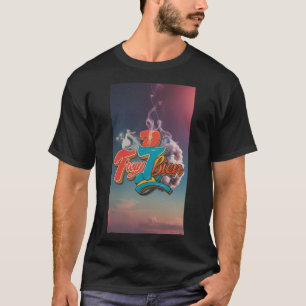 Traybien retro-futuristische collage t-shirt