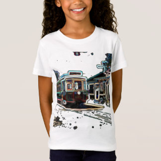 TRC Neon tram bij stn Kinder Fine Jersey T-Shirt
