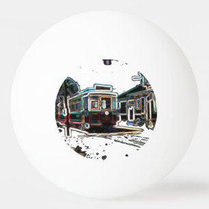 TRC Neon tram in stn Ping Pong Ball