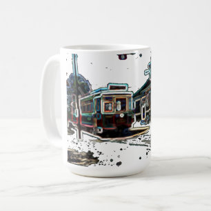 TRC Neon trcar à sten Grande Mug Classique