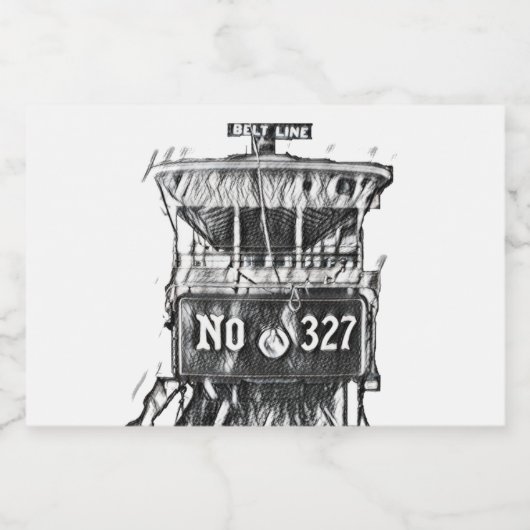 TRC Sketch Mini ensemble Étiquette de bouteille de (Étiquettes simples)