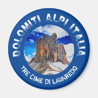Tre Cime di Lavaredo. Dolomiti. Italia. Magneet