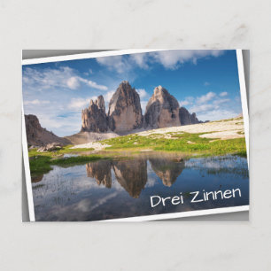 Tre Cime di Lavaredo/Drei Zinnen Dolomietberg Briefkaart