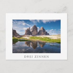 Tre Cime di Lavaredo/Drei Zinnen Dolomietberg Briefkaart