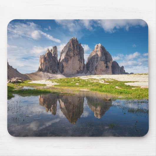 Tre Cime di Lavaredo/Drei Zinnen Dolomite mountain Muismat (Voorkant)