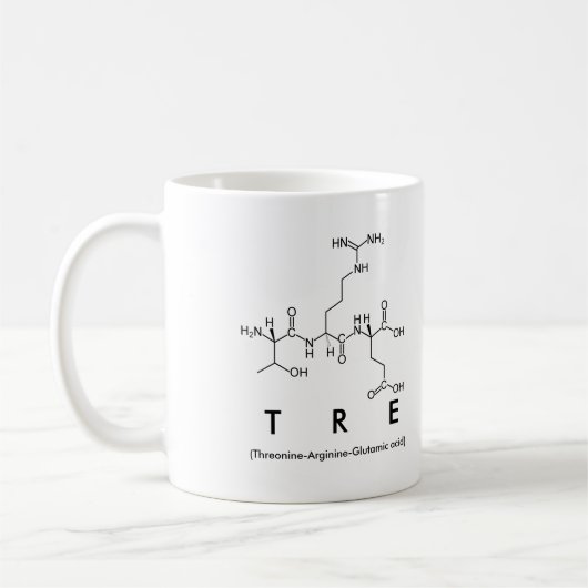 Tre nom de peptide mug (Gauche)