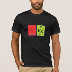 Tre periodieke lijst - noem shirt