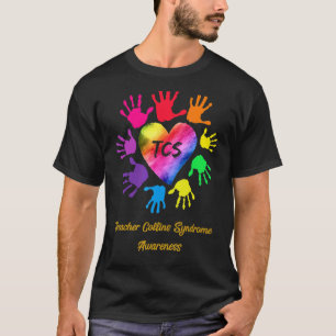 Treacher Collins Syndrome Awareness Hands T-shirt
