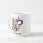 Tread niet op me baarmoeder koffiemok (Voorkant links)