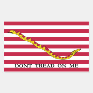 Tread niet op mij Navy Jack Stickers