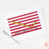 Tread niet op mij Navy Jack Stickers (Envelop)