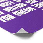 Tread niet poster (Hoek)