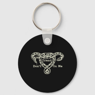 Tread On Me Uterus Snake Pro Roe Feminist Sleutelhanger
