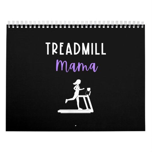 Treadmill mama runner mama Runner Workout Home Gym Kalender (Hoes)