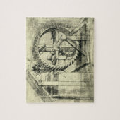 Treadmill Powered Crossbow door Leonardo da Vinci Legpuzzel (Verticaal)