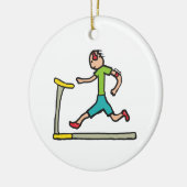 Treadmolen draaien keramisch ornament (Links)