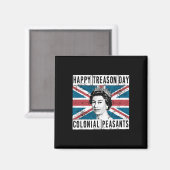 Treasday Britse 4th van juli Magneet (Voorkant / Achterkant)