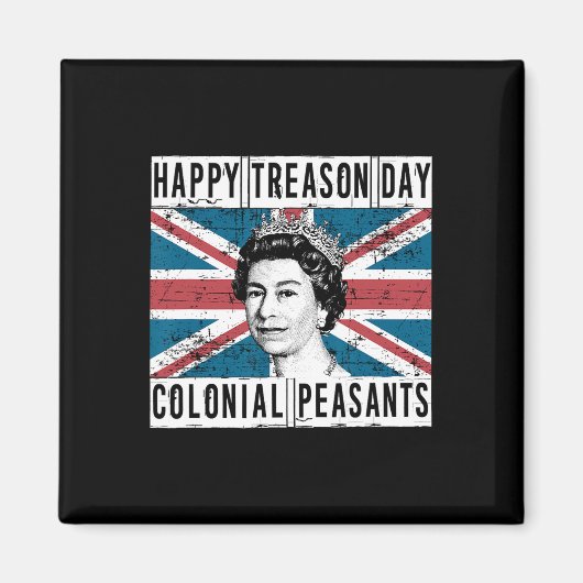 Treasday Britse 4th van juli Magneet (Voorkant)