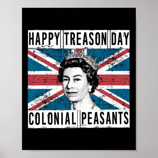 Treasday Britse 4th van juli Poster (Voorkant)