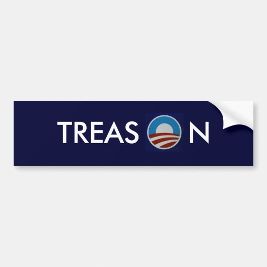 TREASON BUMPERSTICKER (Voorkant)
