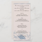 Treasure by the Sea Mariage Menu (Devant / Derrière)