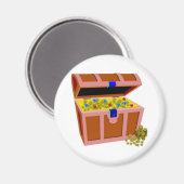 Treasure Chest Magneet (Voorkant / Achterkant)