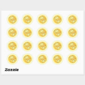 Treasure Chest Ronde Sticker (Vel)