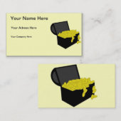 Treasure Chest Visitekaartje (Voorkant / Achterkant)