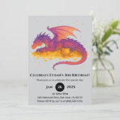 Treasure Guard Dragon Verjaardag Kaart (Staand voorkant)